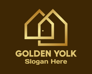 Golden Housing Residence logo design