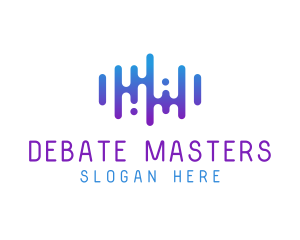 Debate - DJ Sound Wave logo design