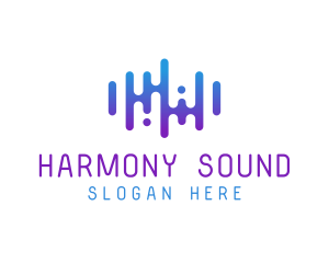 DJ Sound Wave logo design