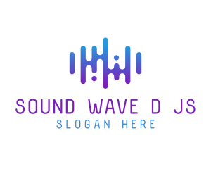 Dj - DJ Sound Wave logo design