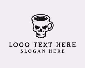 Streetwear - Skull Mug Brewery logo design