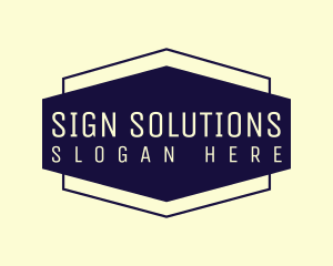Signage - Generic Company Signage logo design