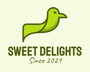 Birdwatch - Green Bird Animal logo design