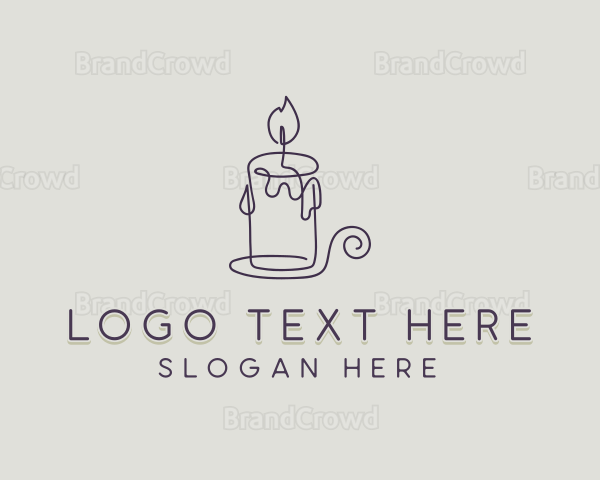 Candle Decor Souvenir Logo