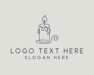 Candle Decor Souvenir  Logo