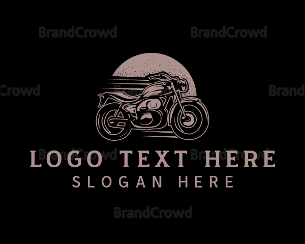 Motorcycle Racing Vehicle Logo