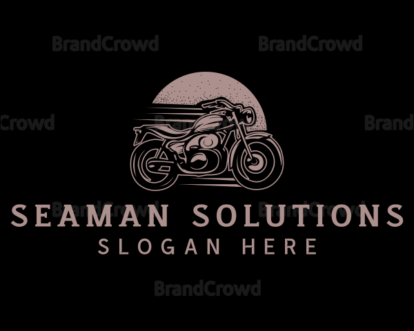 Motorcycle Racing Vehicle Logo