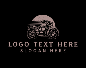 Motorcycle Racing Vehicle Logo