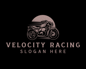 Motorcycle Racing Vehicle logo design