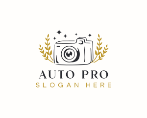 Photography - Camera Leaf Photography logo design