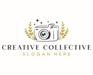 Camera Leaf Photography logo design