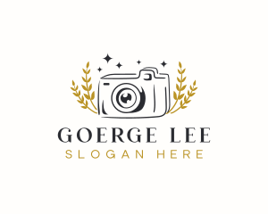 Leaf - Camera Leaf Photography logo design