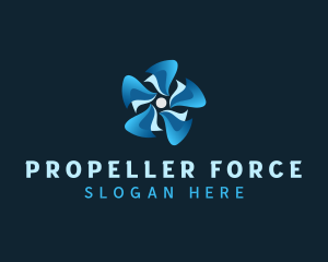 Propeller - HVAC Fan Propeller logo design