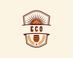 Liquor - Rustic Mountain Brewery logo design