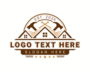 Hammer - Hammer Roofing Carpentry logo design