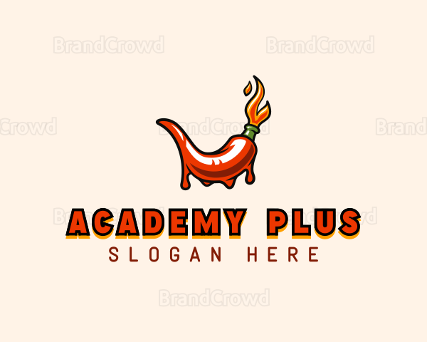 Flame Hot Chili Logo