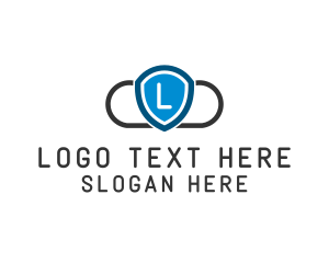 Locksmith - Cloud Shield Security logo design