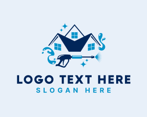 Rental - Home Sanitation Housekeeping logo design