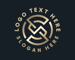 Blockchain - Digital Coin Letter S logo design