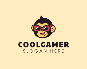 Monkey Cool Glasses Logo