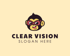 Glasses - Monkey Cool Glasses logo design
