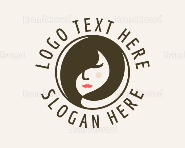 Woman Hair Beauty Logo