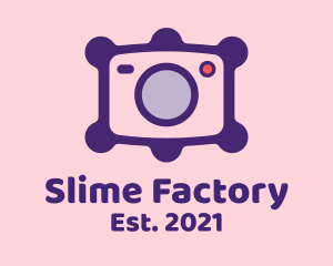 Slime Rounded Camera  logo design