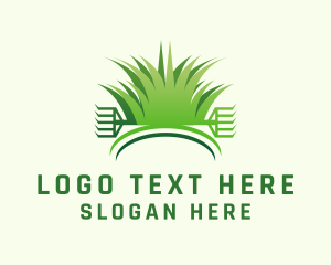 Environment - Garden Lawn Rake logo design