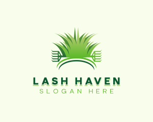 Garden Lawn Rake logo design