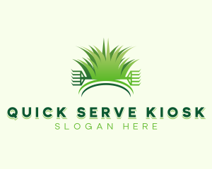 Garden Lawn Rake logo design