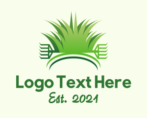 Horticulture - Garden Lawn Rake logo design