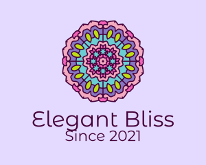 Pattern - Floral Prism Mandala logo design