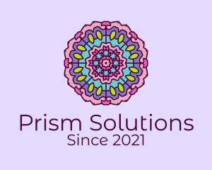 Prism - Floral Prism Mandala logo design