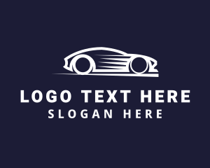 Vehicle - Sports Car Vehicle Racing logo design