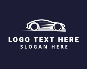 Sports Car Vehicle Racing Logo