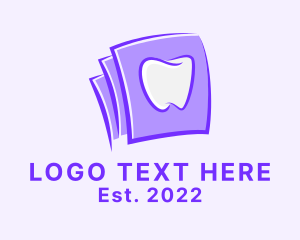 Dental - Tooth Dental Papers logo design