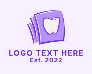 Orthodontist - Tooth Dental Papers logo design