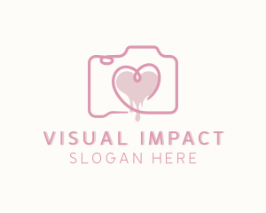 Image - Heart Photo Camera logo design