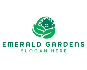 Gardening Leaf Landscaping logo design