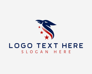 Military - Eagle Star Bird logo design