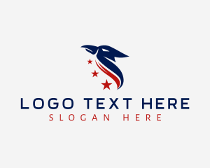 Usa - Eagle Star Bird logo design