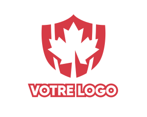 Tourism - Red Canada Shield logo design