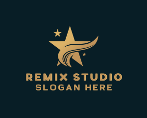 Swoosh Star Entertainment Studio logo design