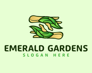 Leaf Hand Spa logo design