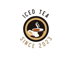 Hot Chocolate Coffee Drink logo design