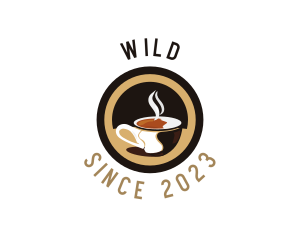 Mocha - Hot Chocolate Coffee Drink logo design