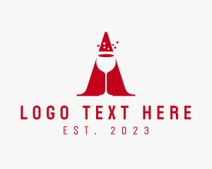 Letter A - Red Wine Cup logo design