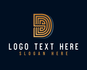 Investment - Elegant Business Letter D logo design