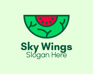 Fresh Watermelon Slice  Logo