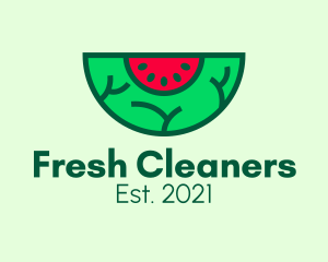 Fresh Watermelon Slice  logo design